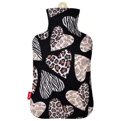 THERMICA - Guatero Thermicachile 2 Lt Negro Corazones Animal Print