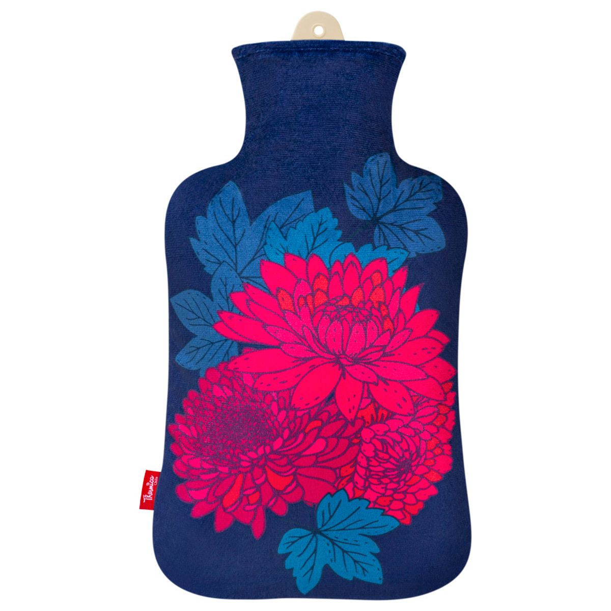 THERMICA - Guatero Thermicachile 2 Lt Flores Rojas&Celeteste Fondo Azul