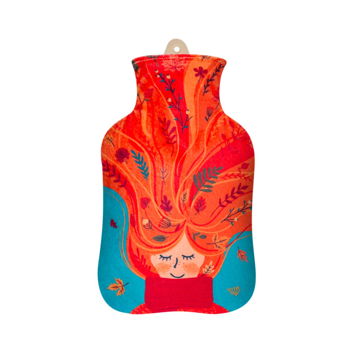 THERMICA - Guatero Thermicachile 1Lt Dibujo Mujer Otoño Pelo Con Hojas