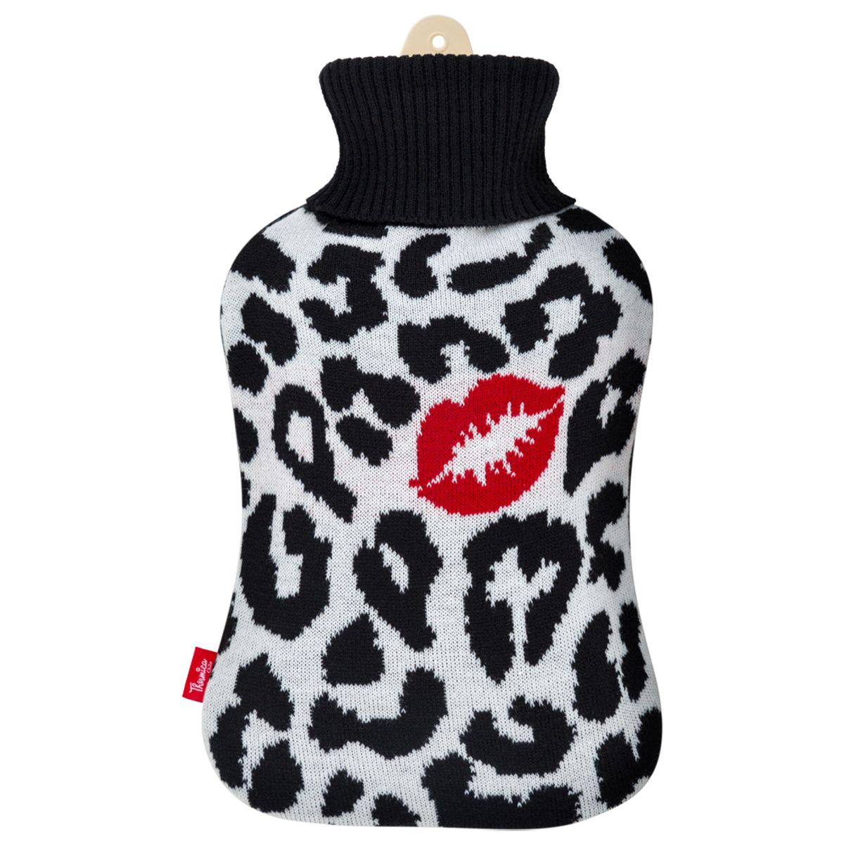 THERMICA - Guatero Thermicachile 2 Lt Tejido Animal Print Y Beso Rojo
