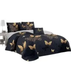 ANGELES DEL HOGAR - CUBRECAMA QUILT DE VERANO MAS JUEGO DE SABANAS KING