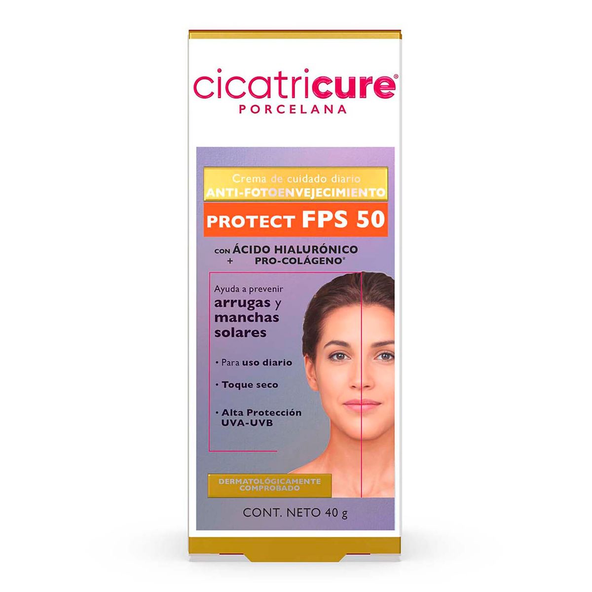 CICATRICURE - TRATAMIENTO DIARIO ANTI-AGE CON FPS 50