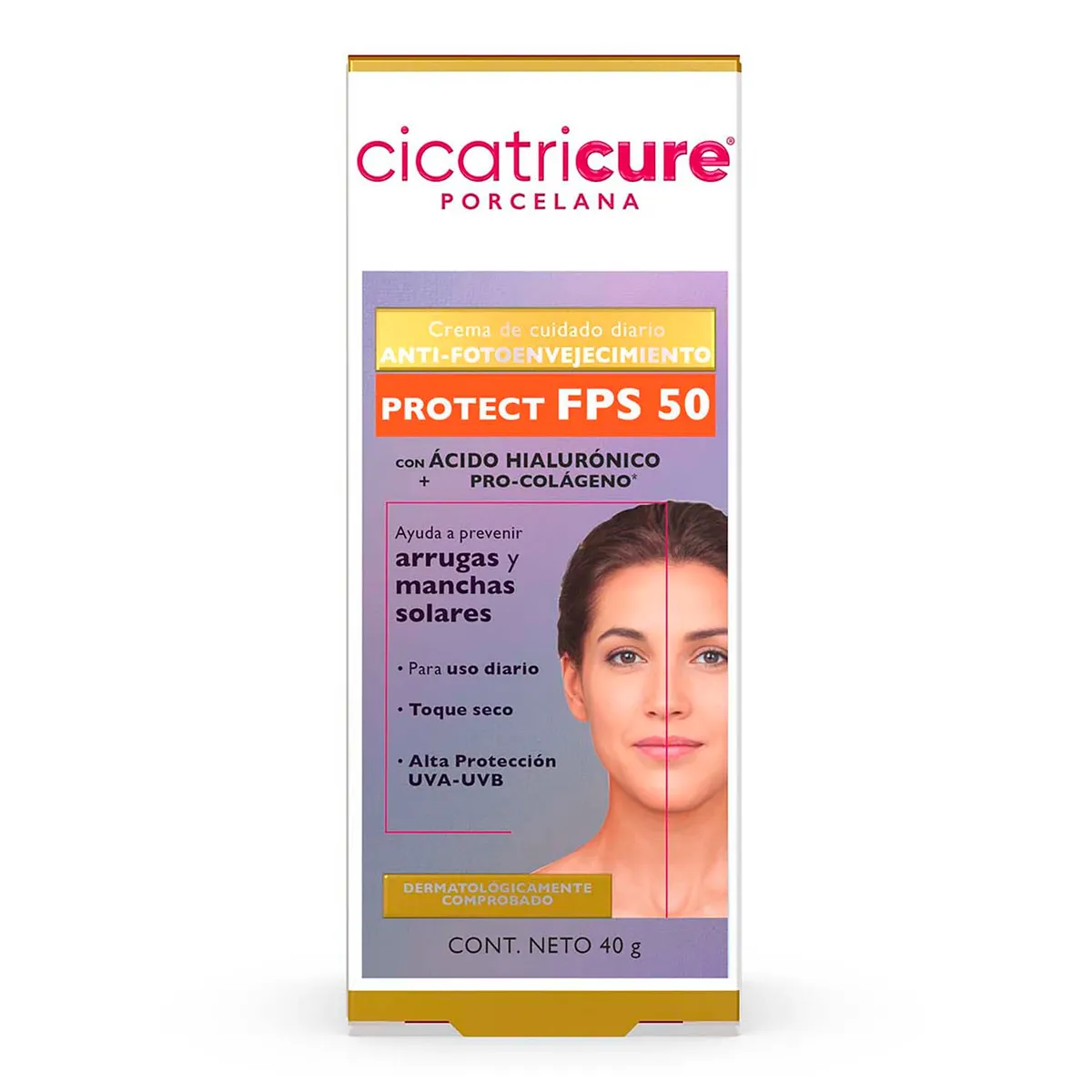 CICATRICURE - TRATAMIENTO DIARIO ANTI-AGE CON FPS 50