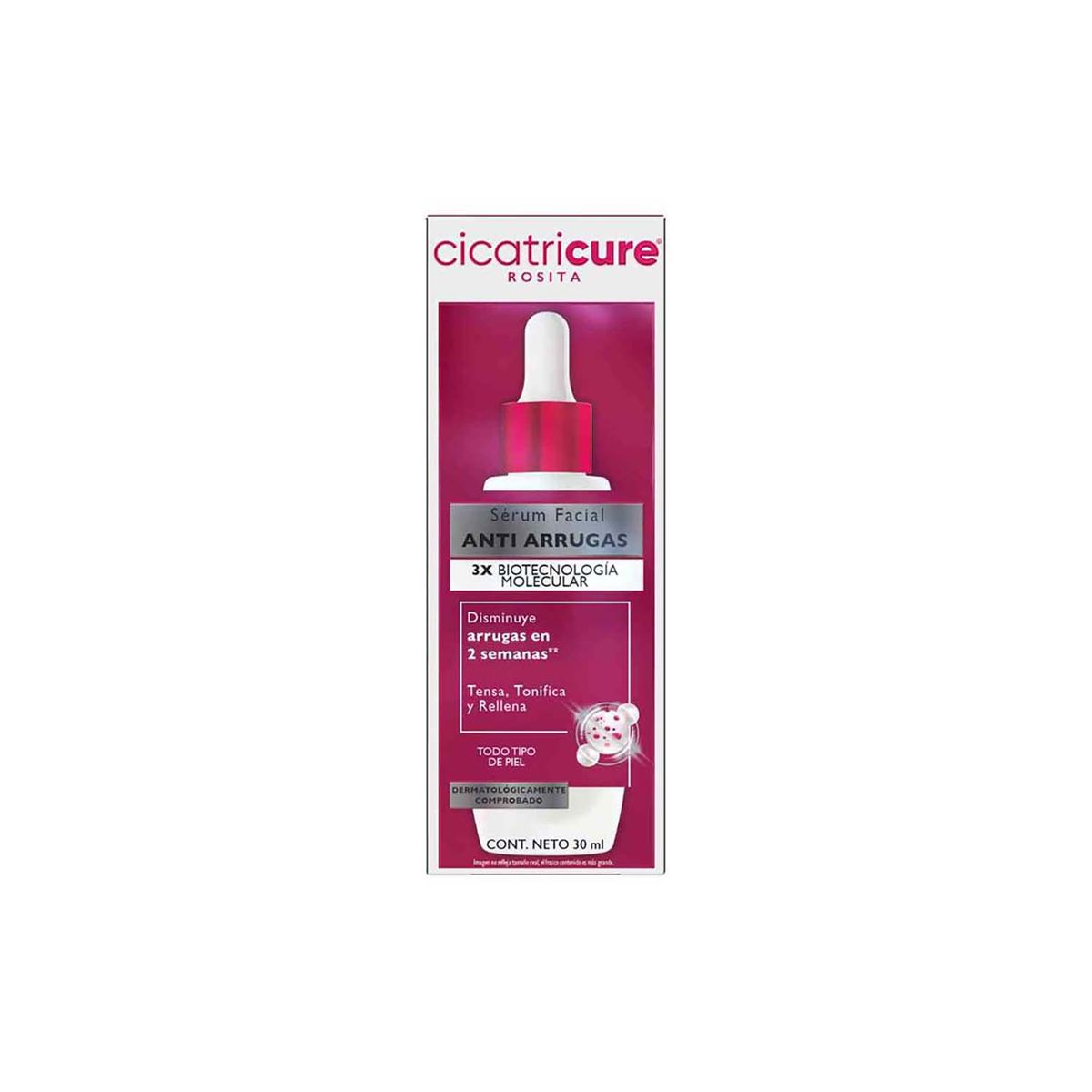 CICATRICURE - SÉRUM FÁCIAL ANTIARRUGAS 30 ML