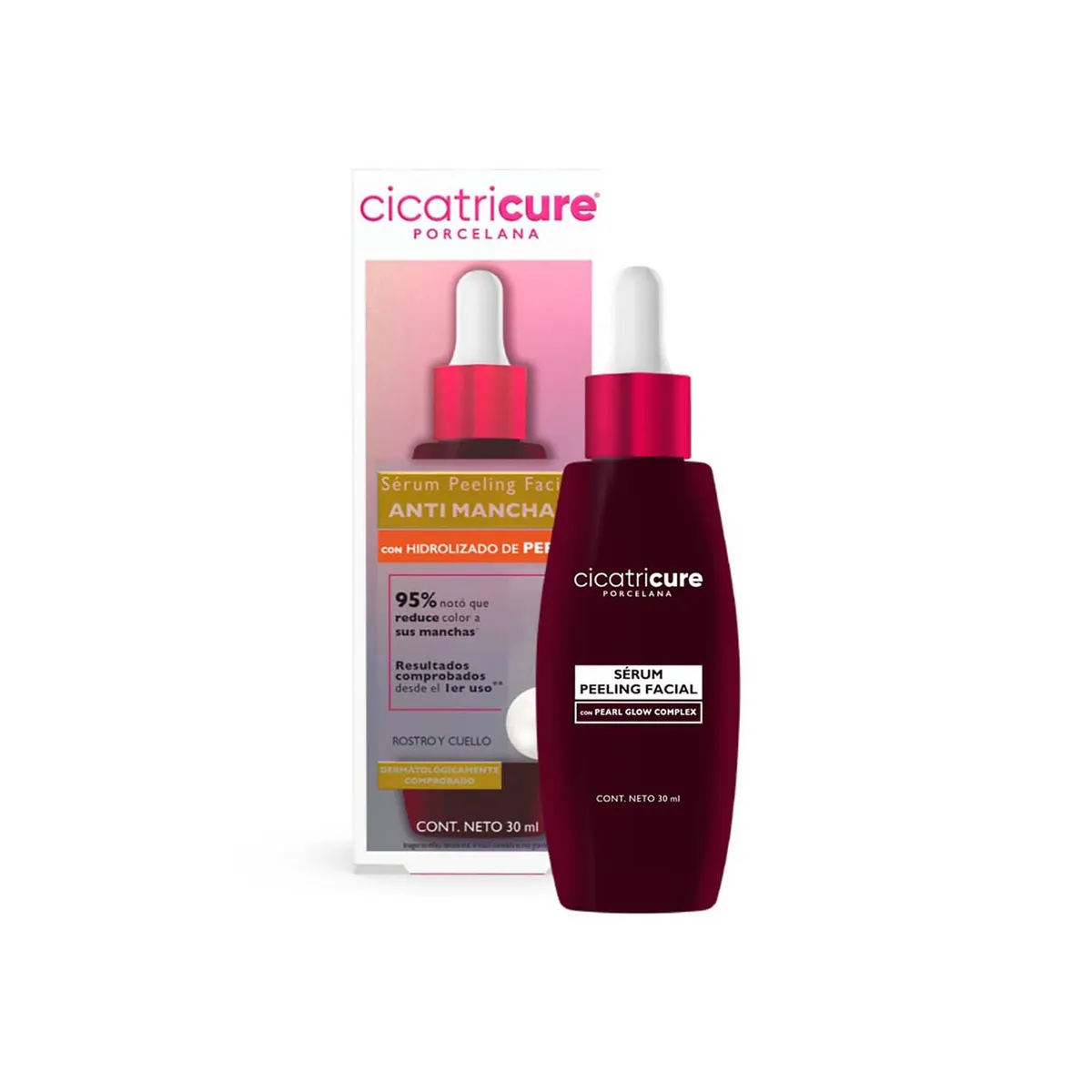 CICATRICURE - Porcelana Serum Peeling 30 ml.-