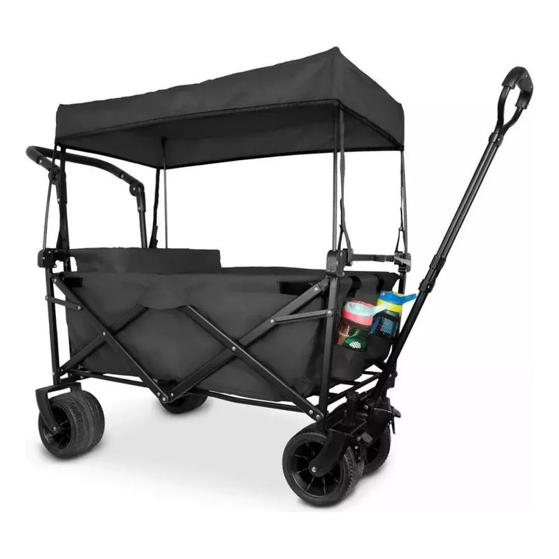 MUNDO MAGIA - Carrito Plegable Portátil Carriola Para Exteriores Con Toldo