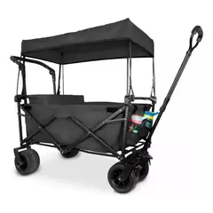 MUNDO MAGIA - Carrito Plegable Portátil Carriola Para Exteriores Con Toldo
