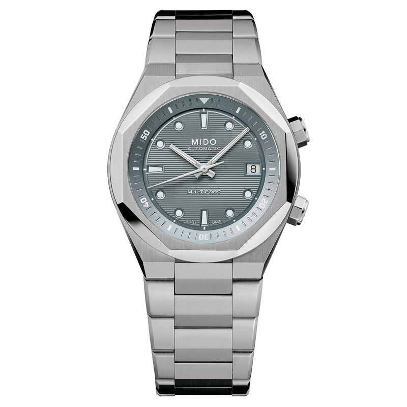 MIDO - Reloj Mido Multifort 8 Two Crowns Grafito