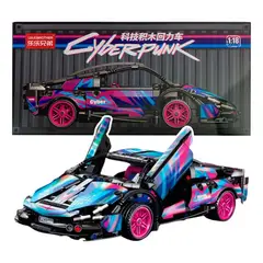GENERICO - Auto Bloques A Escala 118 Cyberpunk