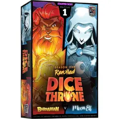 ASMODEE - Dice Throne Bárbaro vs Elfa Lunar