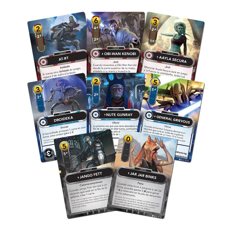 ASMODEE - Star Wars The Deckbuilding Game - Clone Wars