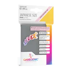 ASMODEE - Protectores de Cartas Prime Japanese Size Dark Gray
