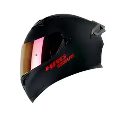 HRO - Casco Moto 514dv Solid Negro rj integral TALLA XL.