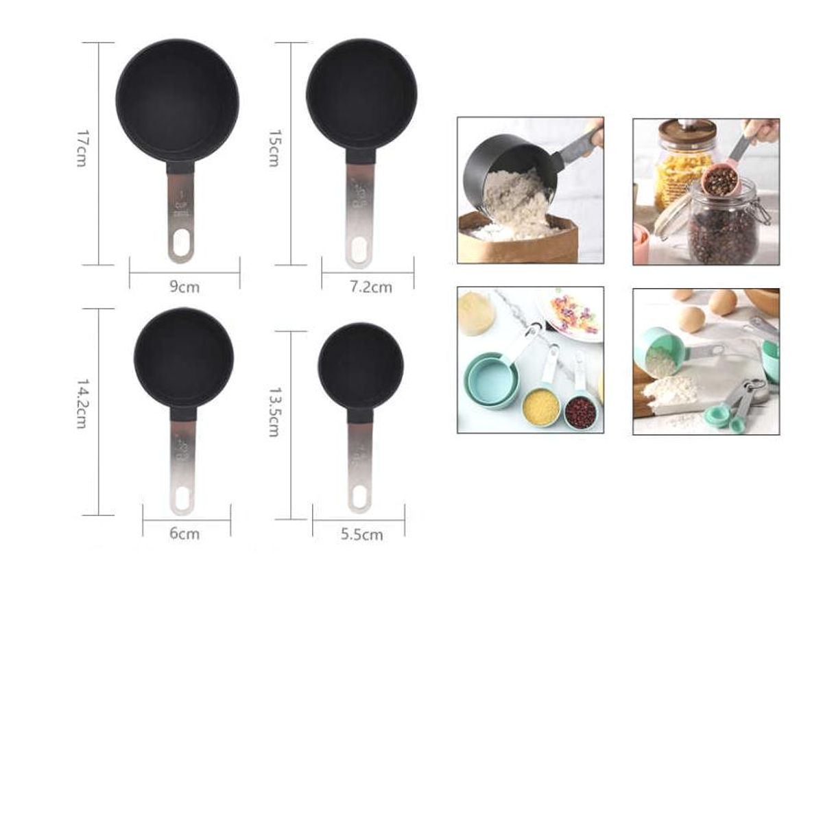 GENERICO - Juego de Cucharas Medidoras para Cocina