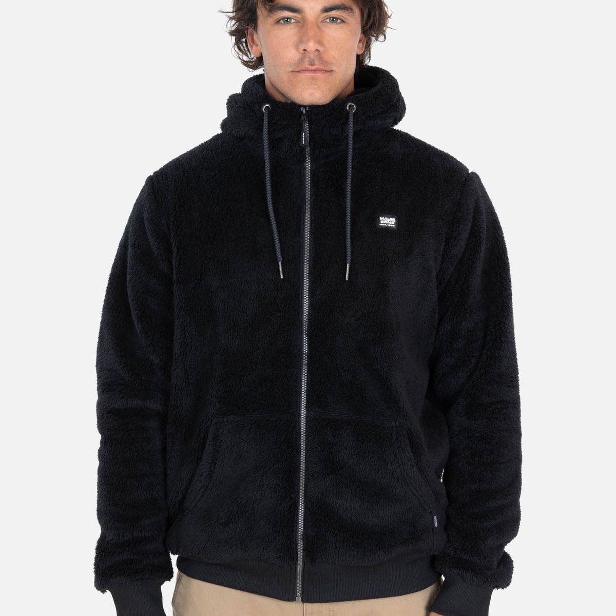 MAUI AND SONS - Poleron Chiporro Shore Negro Hombre Maui And Sons - Negro