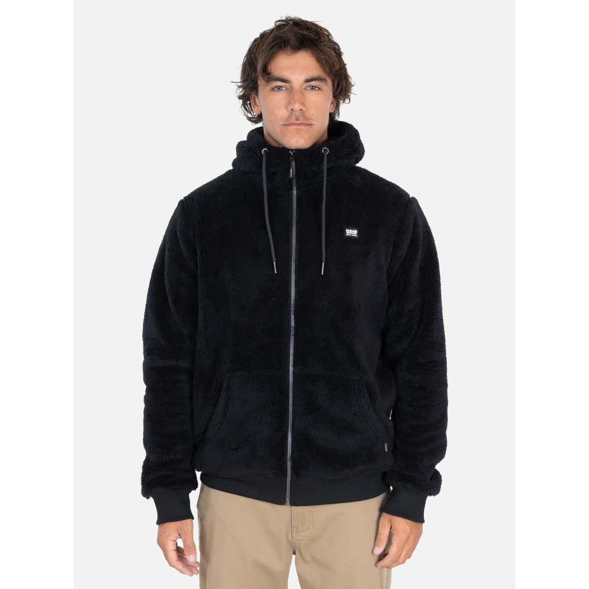 MAUI AND SONS - Poleron Chiporro Shore Negro Hombre Maui And Sons - Negro