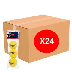 BABOLAT - Caja de Pelotas Tenis Soft Foam X3 - 24 Set