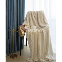 MANTA DE CHENILLE SUAVE DECORATIVA SOFA Y CAMA FLECOS