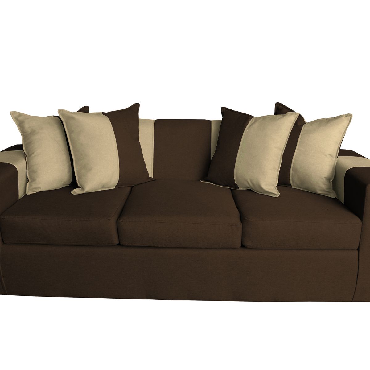 GENERICO - SOFA +2 PUFF BENJAMIN CAFE  BEIGE