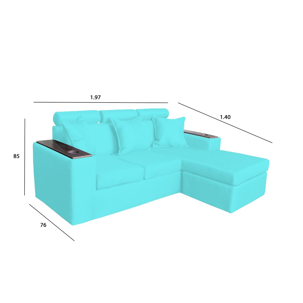 GENERICO - MODULAR EMI TURQUESA