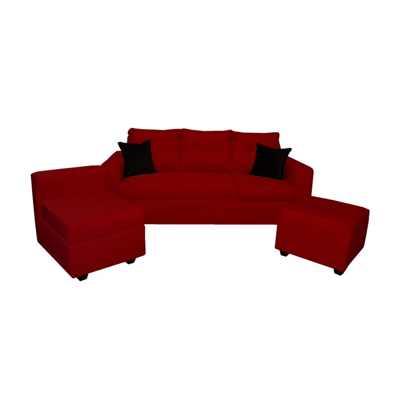 GENERICO - SOFA ANTONELLA + 1 PUFF BURDEO
