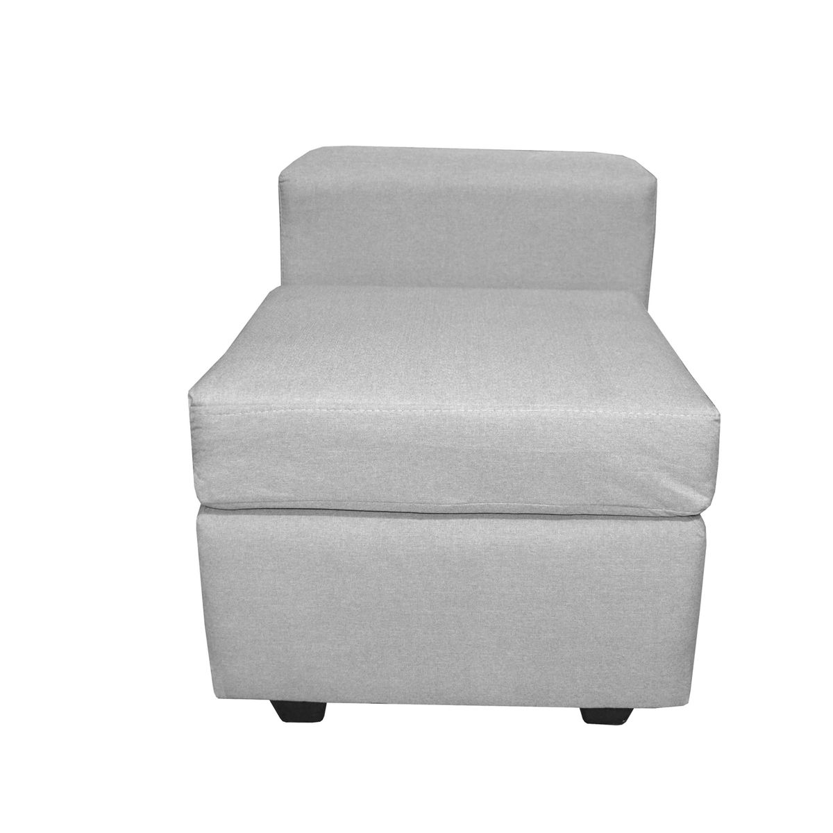 GENERICO - SOFA ANTONELLA + 1 PUFF GRIS