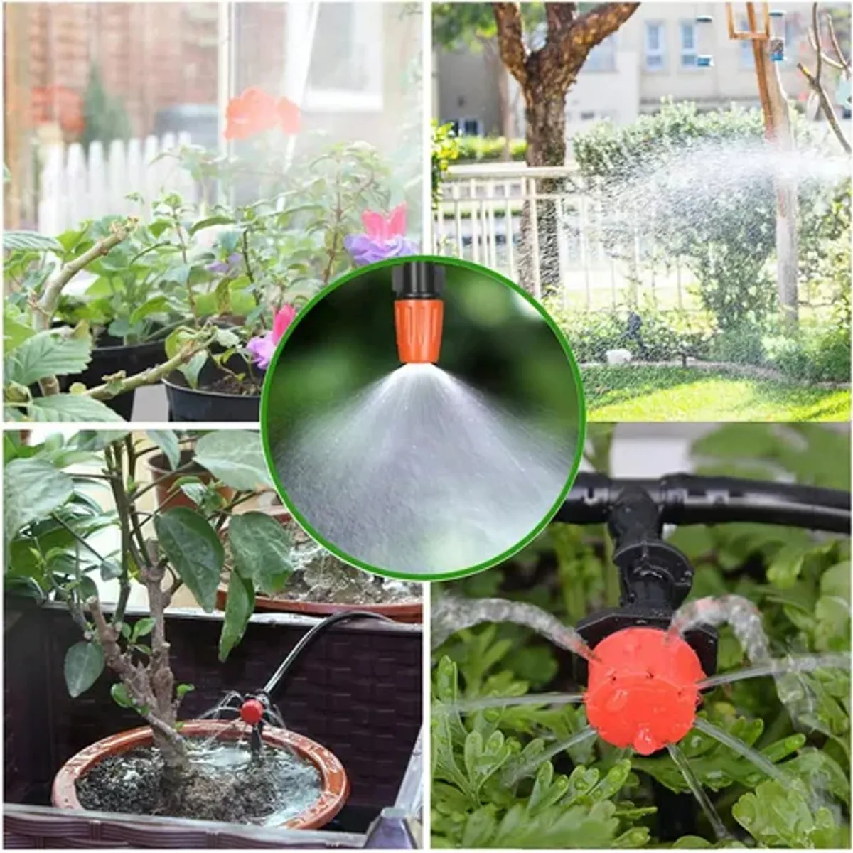 TIOZONEY - Kit De Riego Sistema Automático Goteo 40m 164pcs