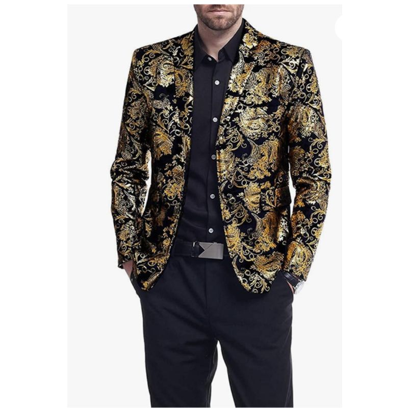 XPRESS RECHARGE - Blazer De Flor Casual Para Hombre