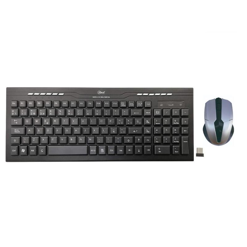 MLAB - Kit Combo Teclado y Mouse Inalámbrico Mlab Slim 8500X