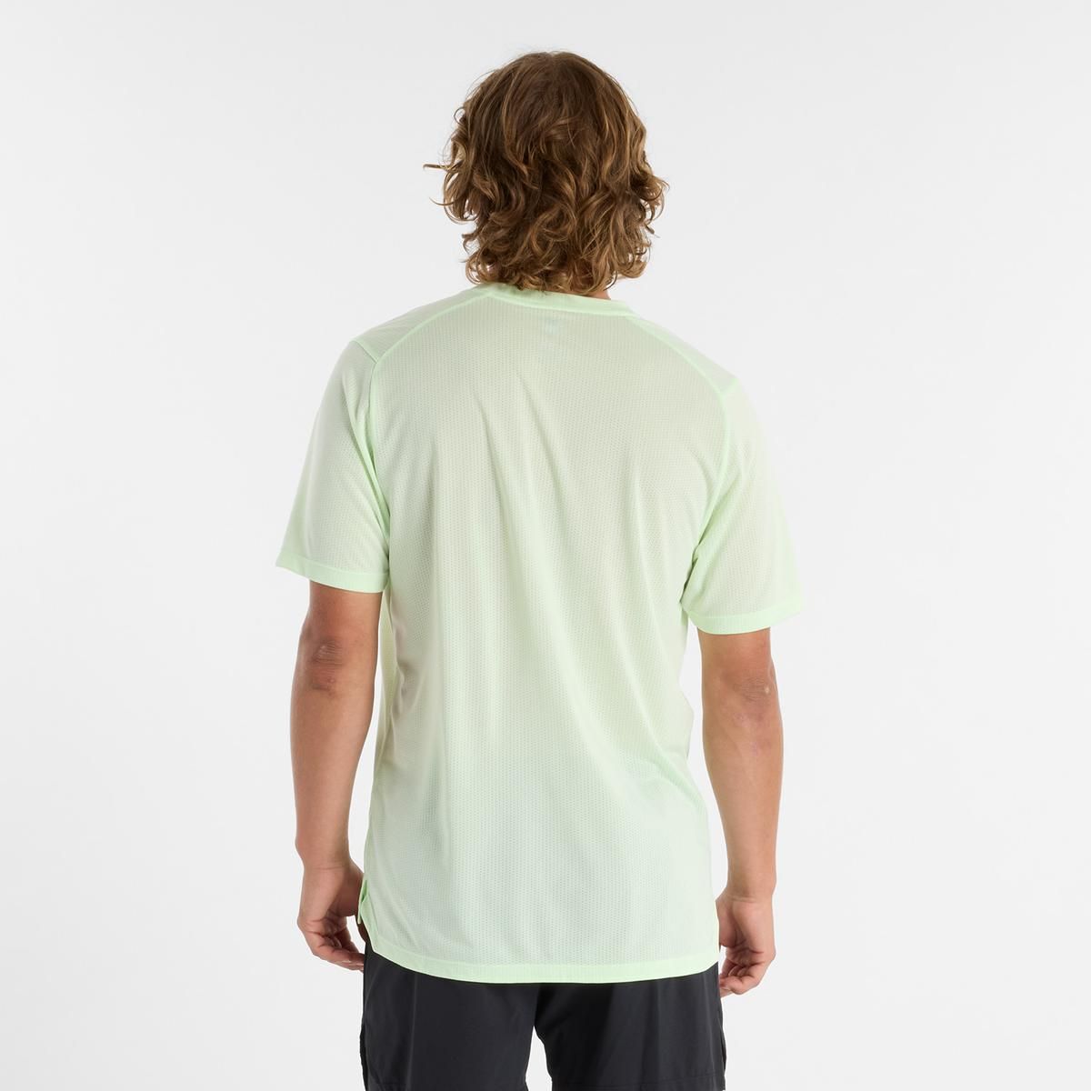 NEW BALANCE - Polera Entrenamiento Hombre New Balance Verde