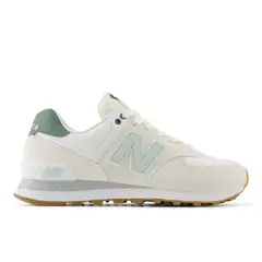 NEW BALANCE - Zapatillas Urbana Mujer 574 Blanca/Beige