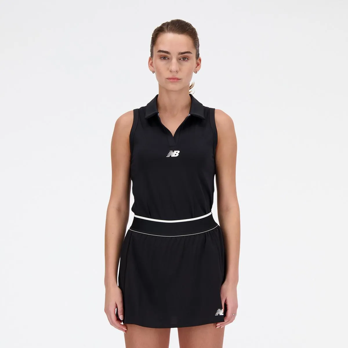 NEW BALANCE - Polera Sin Mangas Tenis Mujer New Balance Tank Negra