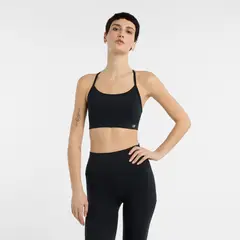NEW BALANCE - Peto Yoga Mujer Negro