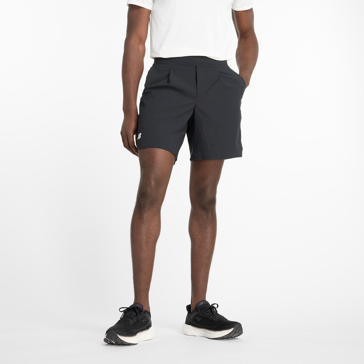 NEW BALANCE - Short Tenis Hombre New Balance Tournament Short Negro