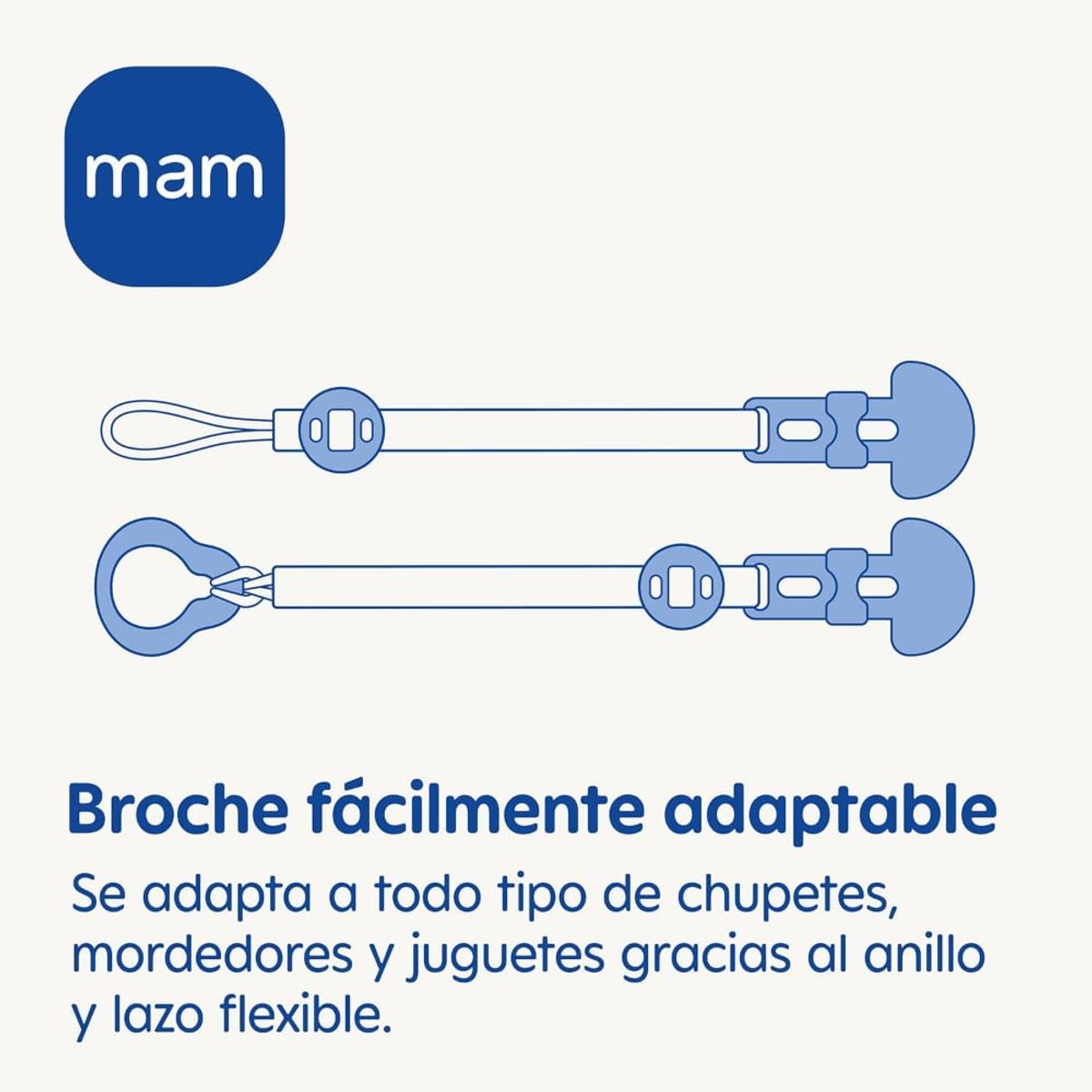 MAM - Prendedor MAM Portachupete Clip Cobertor