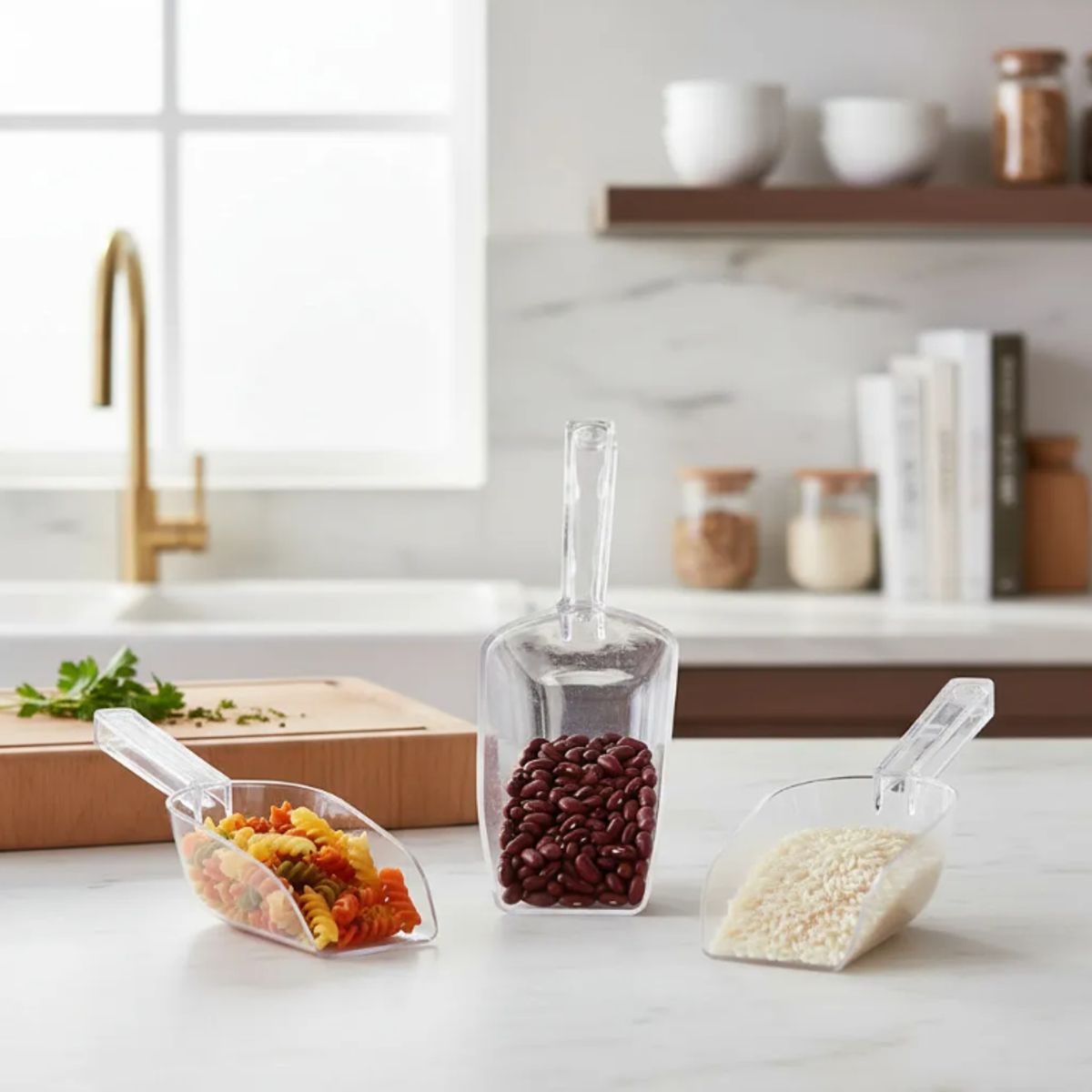 GENERICO - Poruña Pala De Plástico Alimentaria 3pcs