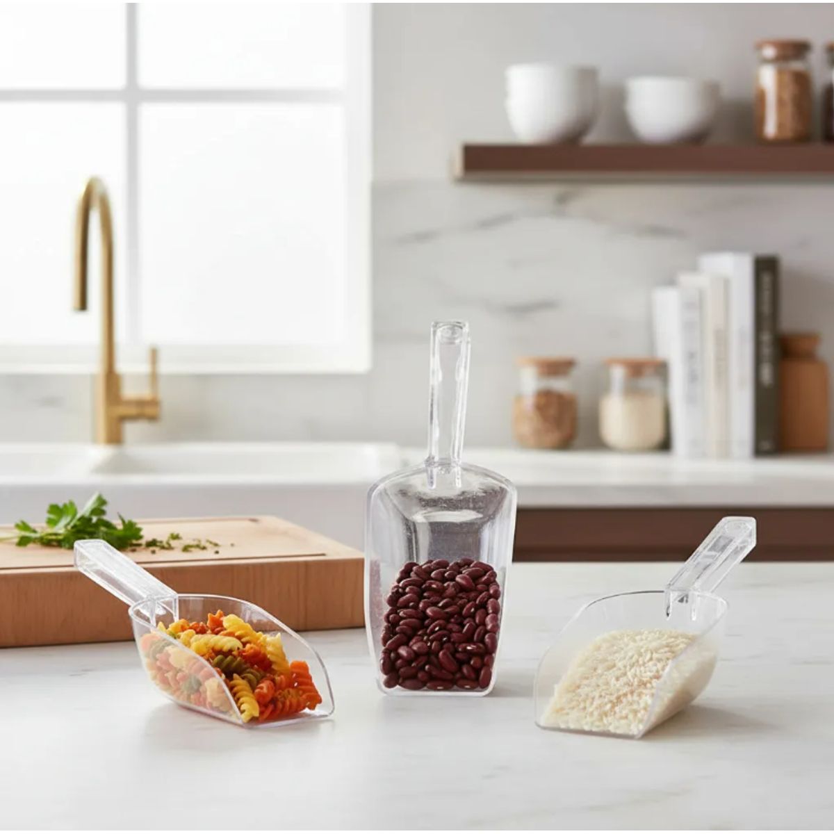 GENERICO - Poruña Pala De Plástico Alimentaria 3pcs