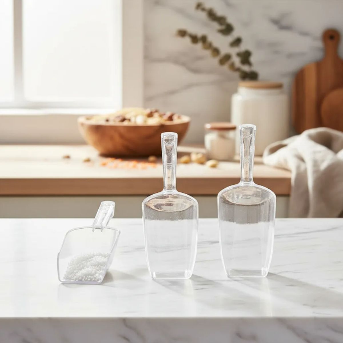 GENERICO - Poruña Pala De Plástico Alimentaria 3pcs