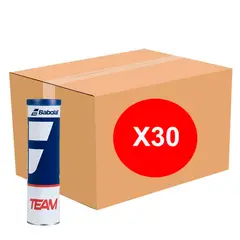 BABOLAT - Caja de Pelotas Tenis Team X3 - 30 Tarros