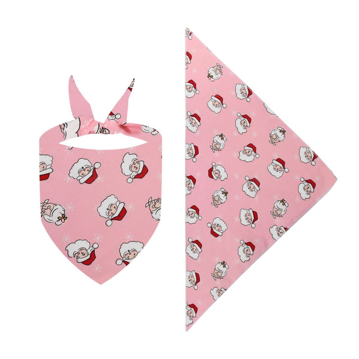 TIOZONEY - Bufanda de mascota navideña -Rosa