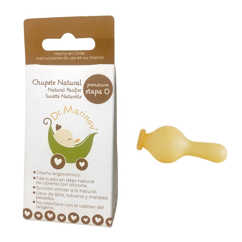 DR MARINOV - Chupete Natural Dr Marinov Etapa 0 Bebe Recien nacido