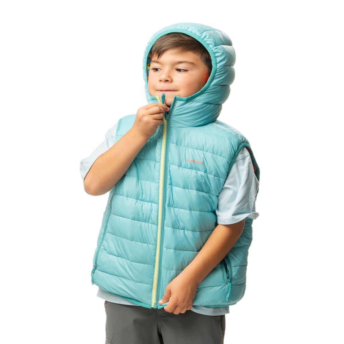 ANDESGEAR - Chaqueta Kids Chonchi Vest Reversible Celeste Andesgear