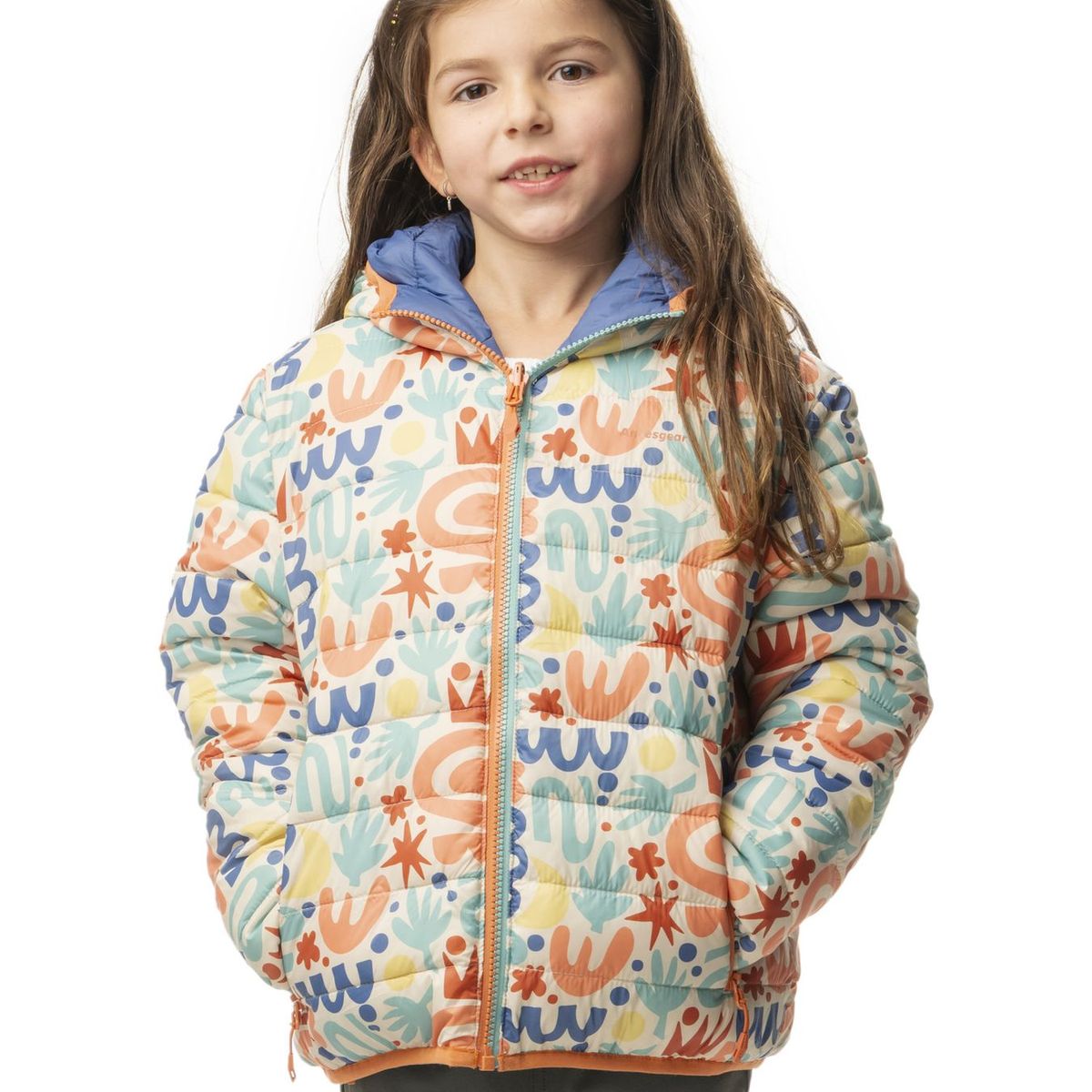 ANDESGEAR - Chaqueta Chonchi Reversible Andesgear Kids Azul