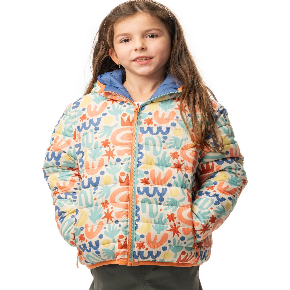 ANDESGEAR - Chaqueta Kids Chonchi Reversible Azul Andesgear