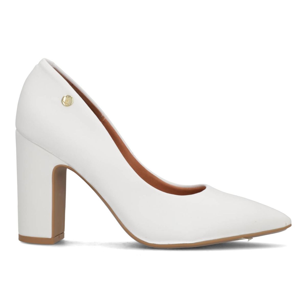 VIZZANO - Stilleto Mujer Taco Ancho 10 cm Blanco