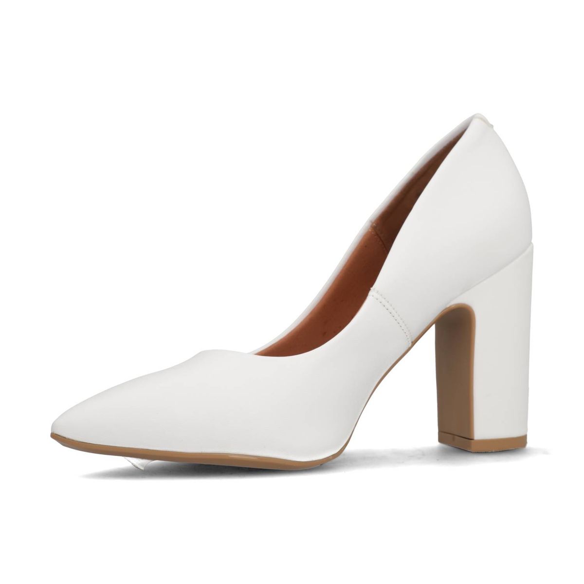 VIZZANO - Stilleto Mujer Taco Ancho 10 cm Blanco