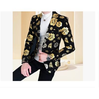 Imagen 2 del producto Blazer con flores muy elegante Para Hombre.