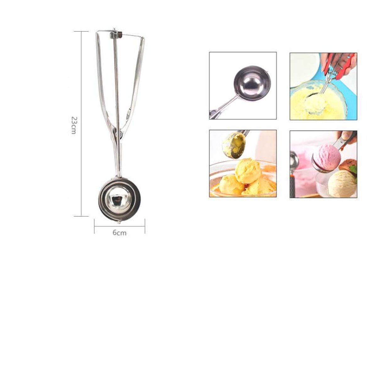 GENERICO - Cuchara de Helado 6cm