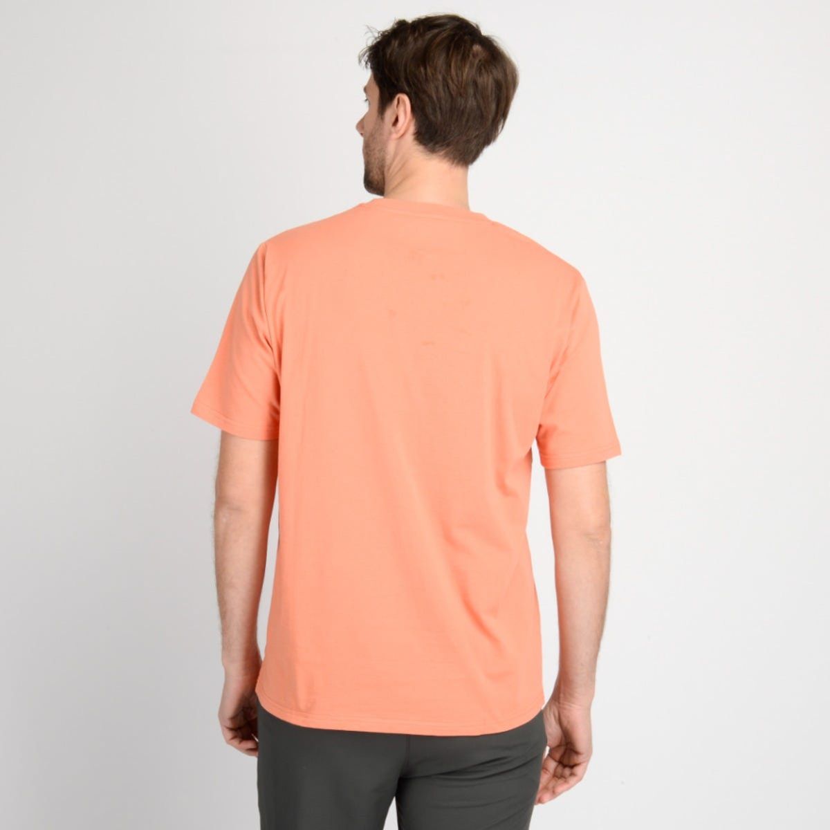 NEW BALANCE - Polera Lifestyle Hombre New Balance Naranjo