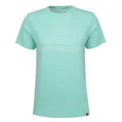 NEW BALANCE - Polera Lifestyle Mujer Verde WTL2208BM4